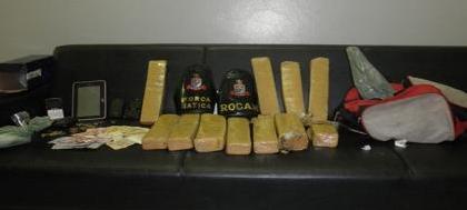 Polícia Militar apreende 9 quilos de maconha