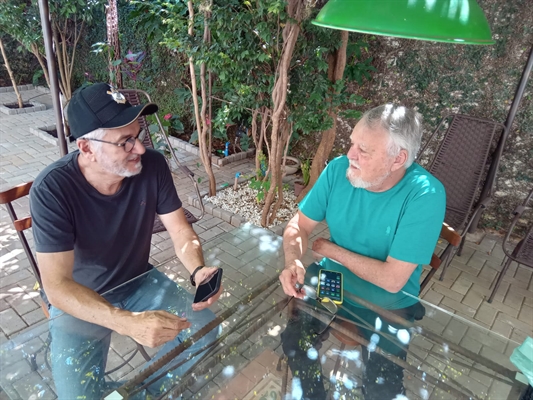 João Alfredo Miranda e Gustavo Fava trabalham na reestruturação do PV em Votuporanga para as eleições do ano que vem (Foto: Divulgação)