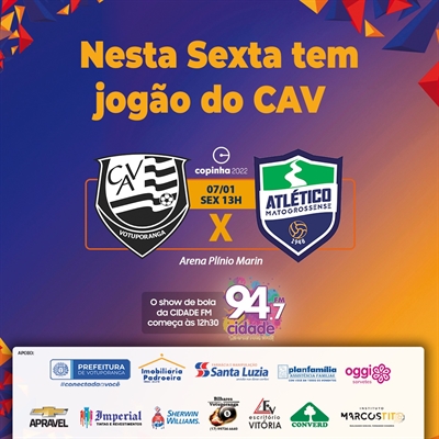 Confira a escalação do MoleCAV para a partida contra o Atlético Matogrossense