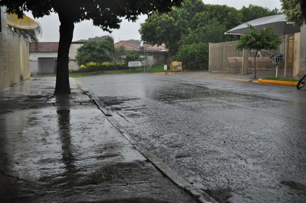 Chuva atrapalha algumas obras do município