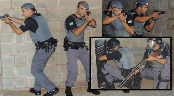 Polícia Militar faz treinamento tático com uso de bombas