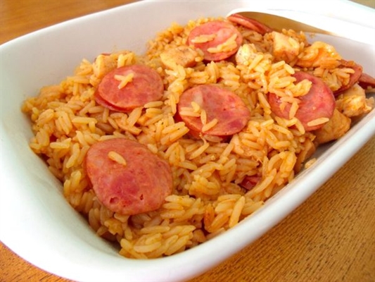 Arroz rápido na panela de pressão