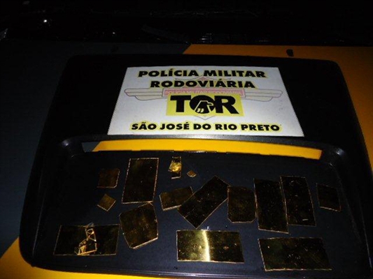 TOR de Votuporanga apreende meio quilo de ouro em ônibus