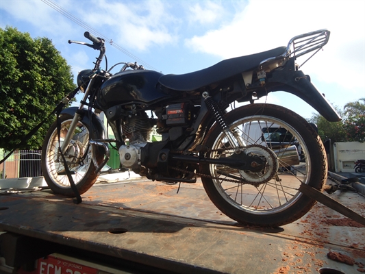 PM recupera motocicleta que  foi furtada no dia 30 de maio