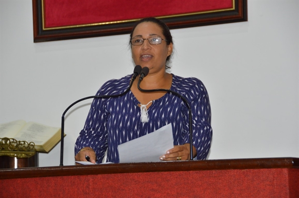 A Missionária Edinalva é a única vereadora na Câmara; ela nunca sentiu discriminação por parte dos seus colegas (Foto: Divulgação)