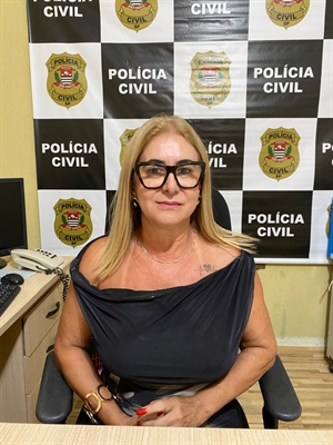 A delegada da mulher, doutora Edna Freitas de Oliveira. Foto: A Cidade