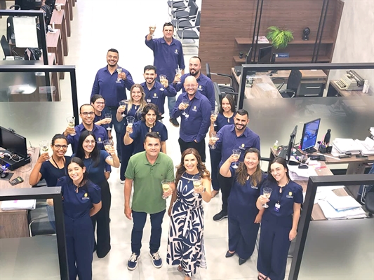 Equipe do 2º Tabelionato de Notas e Protesto de Votuporanga (Foto: Arquivo Pessoal)