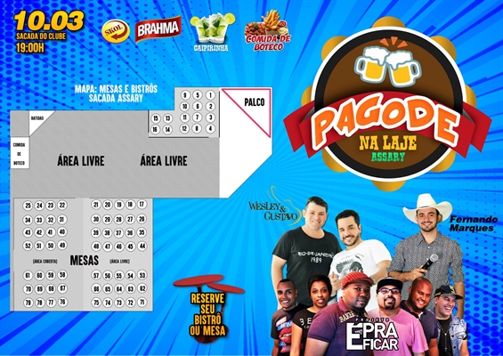 Os ingressos para o evento estão sendo vendidos no valor de R$ 20 para visitantes, sócios em dia não pagam (Foto: Divulgação)