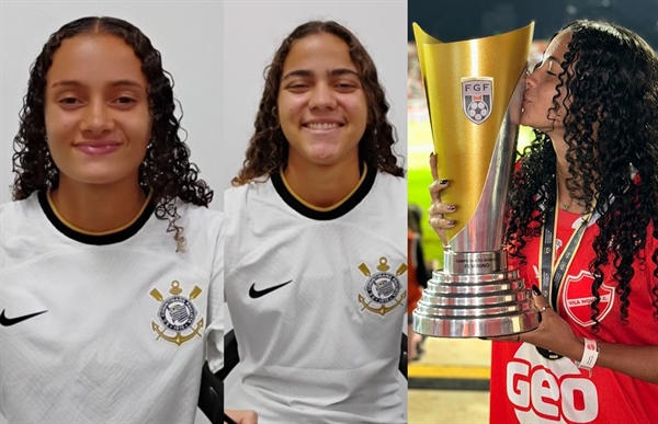 Gabriela Jordi, Rayane Maia e Raissa Santos acertaram com o Corinthians (Foto: Reprodução Instagram/Arquivo Pessoal)