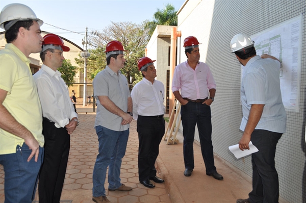 Lideranças visitaram a obra da nova sede do Senai em Votuporanga na manhã de ontem