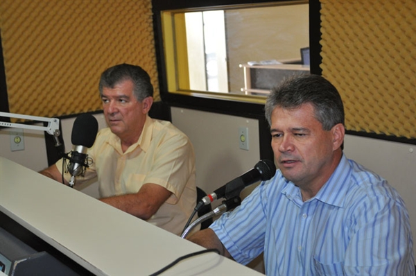 Silvão e Osvaldo Carvalho estiveram na Rádio Cidade