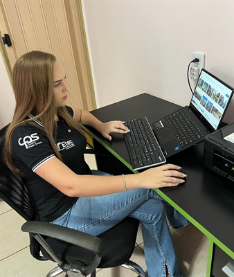 Maria Eduarda Valossi, estudante da Etec Frei Arnaldo Maria de Itaporanga  (Foto: Arquivo Pessoal)