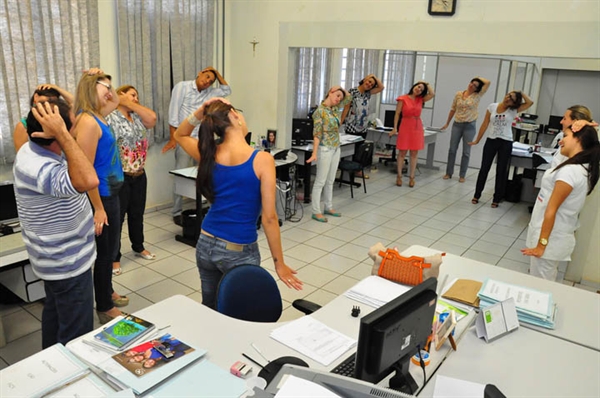 Prefeitura implanta fisioterapia  preventiva aos colaboradores