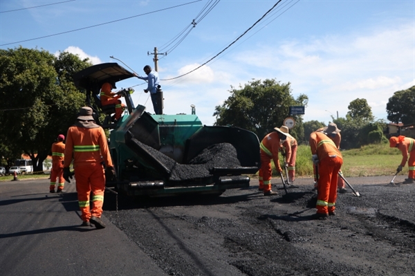 Recapeamento já injetou mais de R$ 50 milhões na recuperação das ruas (Foto: Prefeitura de Votuporanga)