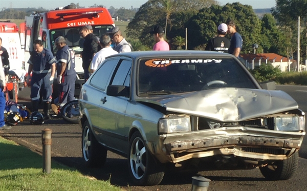 Acidentes ferem quatro motociclistas na rodovia