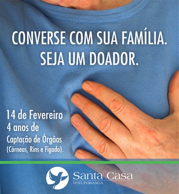 Santa Casa completa 4 anos de Captação de Órgãos 