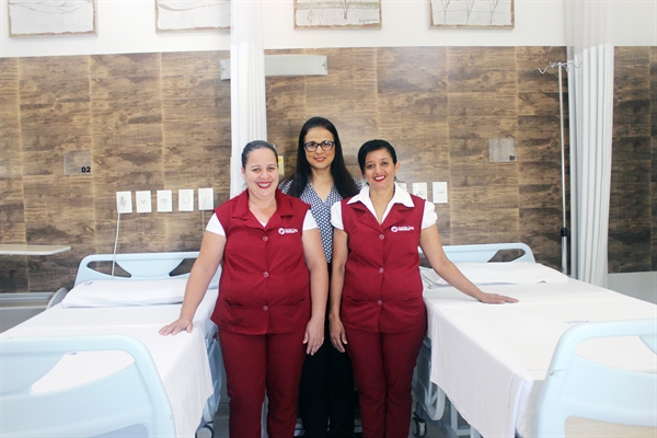 Serviço é oferecido com objetivo de proporcionar quartos com ambiência e bem-estar (Foto: Divulgação/Santa Casa)
