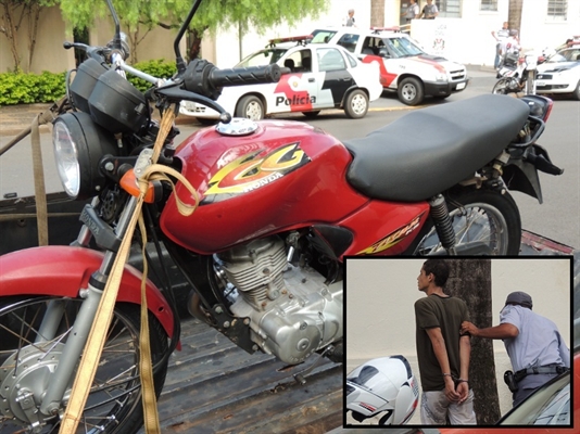 Policia Militar detém quatro pessoas e recupera duas motos furtadas