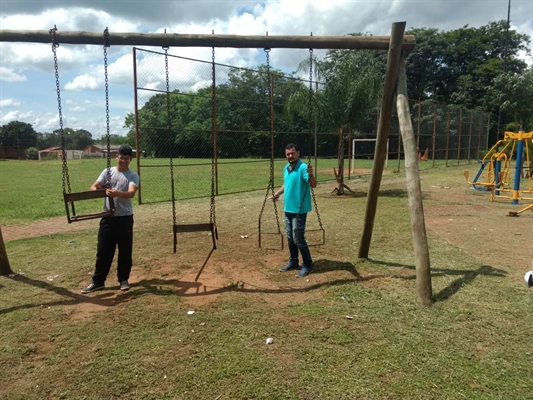Praça “Altino Ferreira”, no bairro Pró-povo, passa por reformas e melhorias da Prefeitura de Votuporanga (Foto:Divulgação)