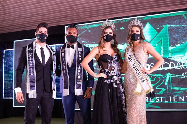 Ana Carolina Manginelli e Renato Jacob foram os vencedores da edição deste ano do ‘Miss & Mister São Paulo CNB’, realizado em Cedral (Foto: Divulgação)