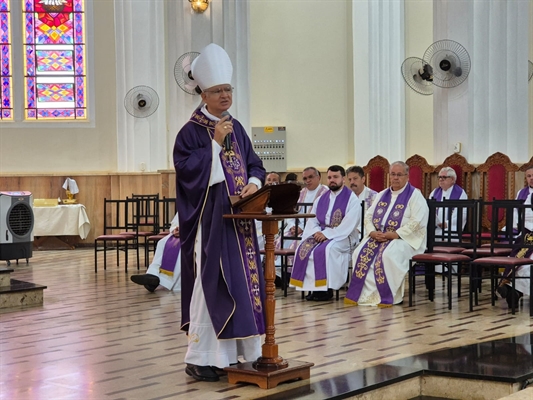Missa na Catedral de Votuporanga marcou a abertura da Campanha da Fraternidade 2026. Foto: Diocese de Votuporanga