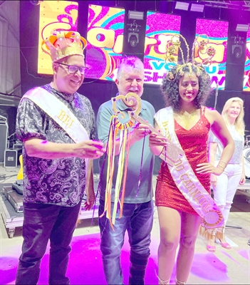 Jorge Seba, satisfeito com o Carnaval popular, fala sobre o assunto no seu programa “Café com o Prefeito”, na segunda, às 7 da manhã. (Foto: Redes sociais)