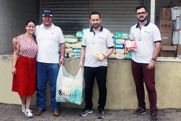 O nascimento do filho do casal foi marcado pela solidariedade (Foto: Santa Casa)