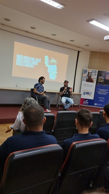 Reunidos no auditório do Senac Votuporanga, a imprensa acompanhou o lançamento da campanha (Foto: A Cidade)