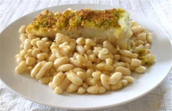 Bacalhau com feijão branco