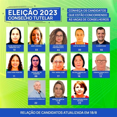 Os cinco conselheiros tutelares eleitos exercerão o mandato a partir de 10 de janeiro de 2024  (Foto: Prefeitura de Votuporanga)