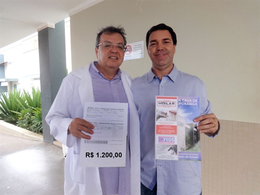 Grancred contribui com campanha do  ar-condicionado da Santa Casa de Votuporanga