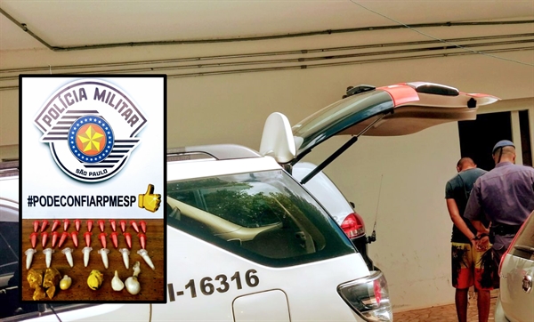 O jovem foi conduzido para a sede da DISE e encaminhado para a cadeia pública de Guarani D’Oeste (Foto: Divulgação/Polícia Militar)