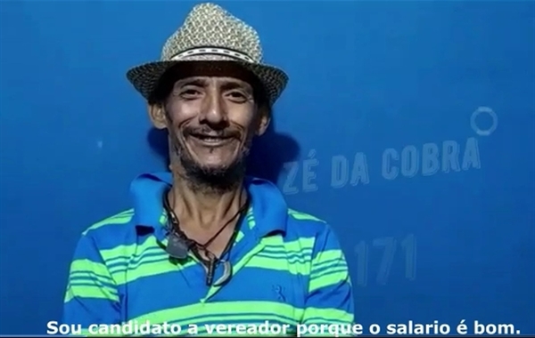 O juiz determinou a retirada das propagandas de Zé da Cobra do ar nas emissoras de rádio e TV (Redes sociais)