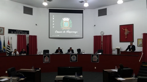 Seis projetos foram votados na sessão de ontem da Câmara Municipal de Votuporanga (Foto: Daniel Castro/A Cidade)