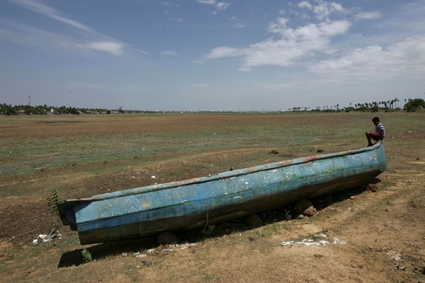 Algumas áreas da Índia poderão ficar inabitáveis dentro de alguns anos (Foto:REUTERS/P. Ravikumar/Direitos Reservados)