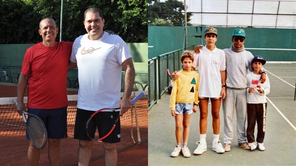 Aos 44 anos, o ex-atleta Edward Costa Netto voltou à Votuporanga, cidade onde nasceu para relembrar seu início ao lado do professor Cal  (Foto: A Cidade)