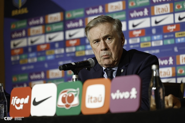 Carlo Ancelotti. Foto: @rafaelribeirorio / CBF