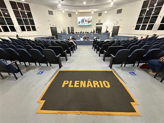 ndicação foi apresentada na sessão da câmara realizada nesta segunda-feira (16). Foto: Assessoria