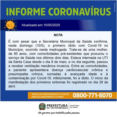 Nota da Prefeitura 
