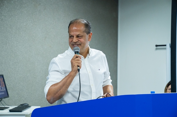 Amaro  Rodero fala no aniversário da Santa Casa e lamenta a falta de recursos para o custeio da UTI, tanto do governo estadual quanto do federal 