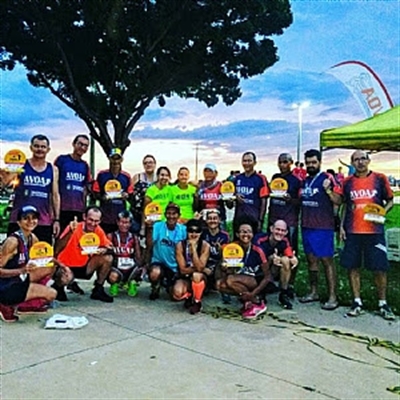 Na prova dos 10 Km, na classificação geral, o grande campeão foi Vítor Oliveira, com Paulo Pereira cruzando em quinto (Foto: Divulgação/Prefeitura de Votuporanga)