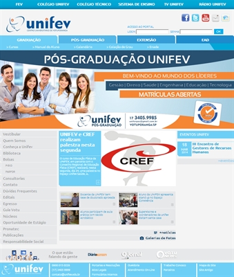 Unifev lança novo site hoje