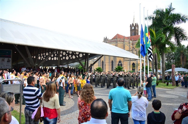 Ato cívico na Concha Acústica marca Dia da Independência