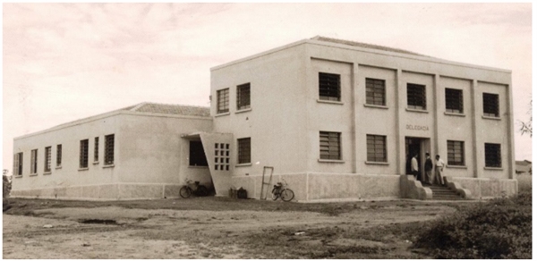 Prédio da Delegacia e Cadeia Pública inaugurado em 1954   Foto: Arquivo Municipal