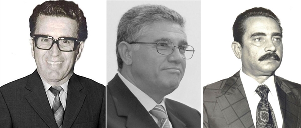 Da esquerda para a direita: Gabriel Jabour, Valter Benedito e Onofre de Paula