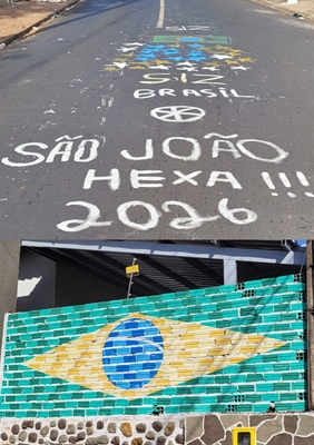 Com poucas referências à seleção brasileira em comércios e residências, cenário observado pela reportagem contrasta com o entusiasmo registrado em edições anteriores do torneio  Foto: A Cidade 