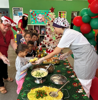 Ação vai além de uma simples refeição, ela busca valorizar a alimentação escolar como um elemento fundamental no desenvolvimento dos estudantes  (Foto: A Cidade)