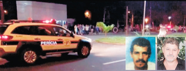 O acidente aconteceu por volta da 0h10 do dia 10 de abril de 2017, na avenida Emílio Arroyo Hernandes, no Pozzobon (Foto: Reprodução/TV TEM)