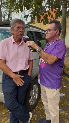 Carlão conversou ao vivo com a Cidade FM (Foto: A Cidade)