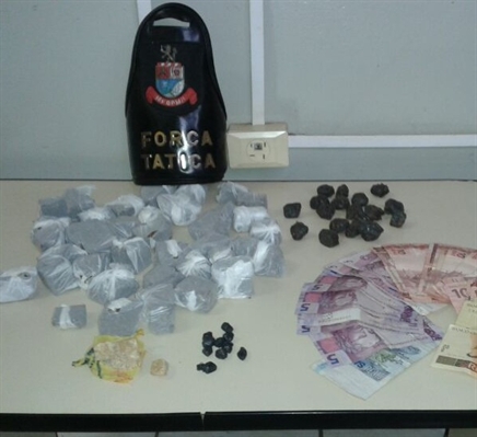 Força Tática apreende jovem de 16 anos por tráfico na Estação